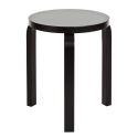 Artek Stool 60 - Black / Black