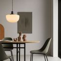 Audo Copenhagen Bank Pendant Light - Opal Shade