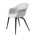 Gubi Bat Dining Chair -  Fully Upholstered Wooden Base