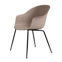Gubi Bat Dining Chair - Metal Conic Leg Base