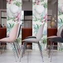 Gubi Beetle Dining Chair - Unupholstered - Metal Conic Leg Base