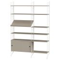 String Shelving Living Room Bundle L H