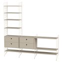 String Shelving Living Room Bundle L J