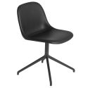 Muuto Fiber Side Chair - Swivel Base Upholstered With Return