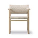 Fredericia BM62 Linen Webbing Armchair
