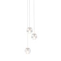 Bocci 14.03 Random Pendant - Clear & White