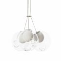 Bocci 28.3 Cluster Pendant - Clear & White