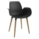 Bolia Seed Armchair - Wooden Legs