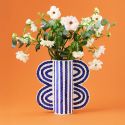 Wrap Butterfly Vase by Séverin Millet - Large, Blue 