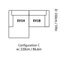 &Tradition Develius Sofa - Configuration B/C