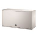 String Shelving - Cabinet With Flip Door