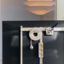 Pedestal Moon Rollin' TV Stand