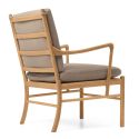 Carl Hansen OW149 Colonial Chair - Oiled Oak & Terra Leather Marble