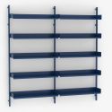 Case Furniture Slot Shelving Unit - Double