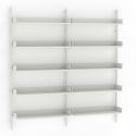 Case Furniture Slot Shelving Unit - Double