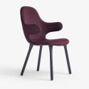 &Tradition JH1 Catch Chair with Wooden Leg Base