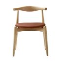 Carl Hansen CH20 Elbow Chair – Oiled Oak, Thor 307 (Cognac) Leather