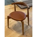 Carl Hansen CH20 Elbow Chair – Oiled Oak, Thor 307 (Cognac) Leather