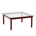 HAY Kofi Table - Clear Glass Top