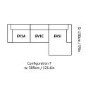 &Tradition Develius Sofa - Configuration E/F
