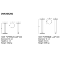HAY Host Portable Table Lamp