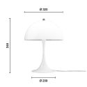 Louis Poulsen Panthella 320 Table Lamp