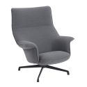 Muuto Doze Lounge Armchair - High Back, Swivel Base