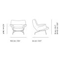 Muuto Doze Lounge Armchair - Tubular Base