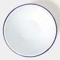 Falcon Enamelware 6 Piece Prep Set - White with Blue rim