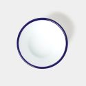 Falcon Enamelware 6 Piece Prep Set - White with Blue rim
