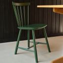 FDB Møbler J46 Wooden Chair - Bottle Green
