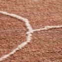 Ferm Living Gesso Jute Rug - Terracotta