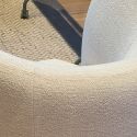 Ferm Rico Lounge Chair w/ Swivel – Off-White Bouclé