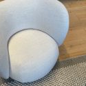 Ferm Rico Lounge Chair w/ Swivel – Off-White Bouclé