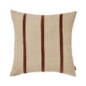 Ferm Living Senti Cushion - Linen / Carob Brown