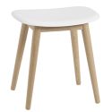 Muuto Fiber recycled Stool - Wood Base