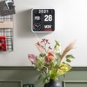 Karlsson Mini Flip Wall Clock - White