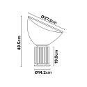 Flos Taccia Table Lamp - Small 