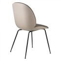 Gubi Beetle Dining Chair - Front Upholstery - Metal Leg Base