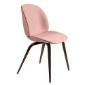 Gubi Beetle Dining Chair - Front Upholstery - Wooden Leg Base