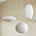 George Nelson Saucer Crisscross Bubble Pendant Light