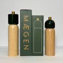 MAEGEN Salt & Pepper Grinder - Green & Gold