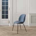 Gubi Beetle Dining Chair - Full Upholstery - Metal Leg Base