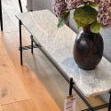 Gubi TS Console - White Carrara Marble