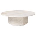 Gubi Epic Coffee Table - Travertine