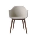 Audo Copenhagen Harbour Chair - Upholstered with Wooden Base