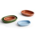 HAY Barro Oval Dish Small - Light Blue