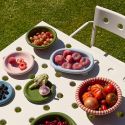HAY Barro Salad Bowl Large - Natural with Stripes