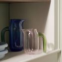 HAY Glass Jug Small - Pink & Green