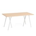 Hay Loop Stand Rectangular Dining Table - Wooden Tabletop